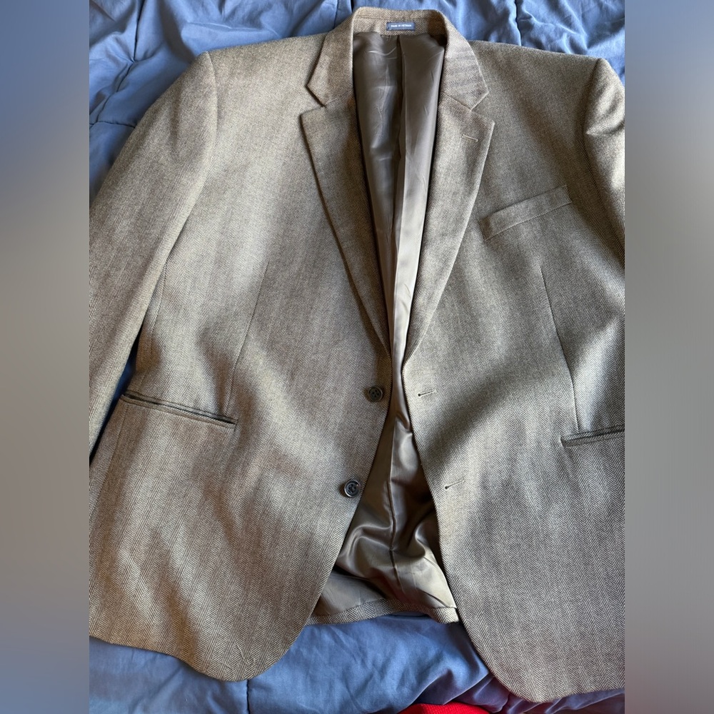 Men’s Stafford Brown sports coat XXL